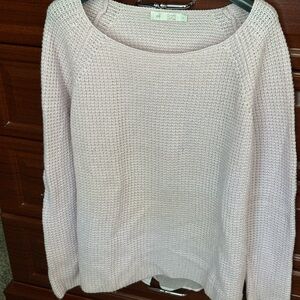 Raffi Women's Soft Pink Crew Neck Sweater